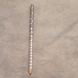 Dior Houndstooth Gray and Cream Pencil